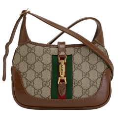 Mini Jackie 1961, Canvas/Leather, Brown, 43371, S/DB, 3*